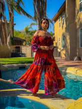 Load image into Gallery viewer, Cosmic Jungle Sharara Pants Set