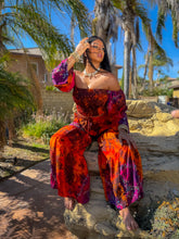 Load image into Gallery viewer, Cosmic Jungle Sharara Pants Set