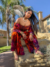 Load image into Gallery viewer, Cosmic Jungle Sharara Pants Set