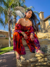 Load image into Gallery viewer, Cosmic Jungle Sharara Pants Set