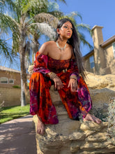 Load image into Gallery viewer, Cosmic Jungle Sharara Pants Set