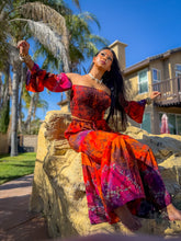 Load image into Gallery viewer, Cosmic Jungle Sharara Pants Set