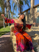 Load image into Gallery viewer, Cosmic Jungle Sharara Pants Set