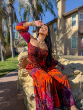 Load image into Gallery viewer, Cosmic Jungle Sharara Pants Set