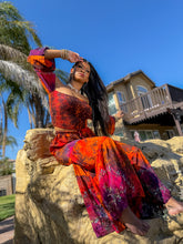 Load image into Gallery viewer, Cosmic Jungle Sharara Pants Set