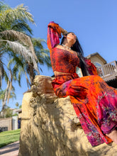 Load image into Gallery viewer, Cosmic Jungle Sharara Pants Set