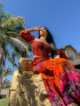 Load image into Gallery viewer, Cosmic Jungle Sharara Pants Set