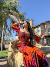 Load image into Gallery viewer, Cosmic Jungle Sharara Pants Set