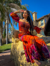 Load image into Gallery viewer, Cosmic Jungle Sharara Pants Set