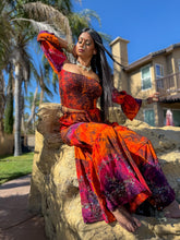 Load image into Gallery viewer, Cosmic Jungle Sharara Pants Set