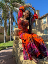 Load image into Gallery viewer, Cosmic Jungle Sharara Pants Set