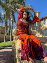 Load image into Gallery viewer, Cosmic Jungle Sharara Pants Set