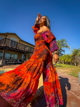 Load image into Gallery viewer, Cosmic Jungle Sharara Pants Set