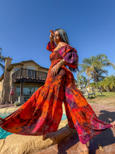 Load image into Gallery viewer, Cosmic Jungle Sharara Pants Set