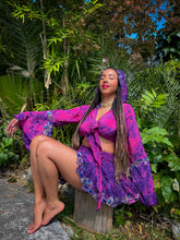 Load image into Gallery viewer, Cosmic Lilies Micro Mini Skirt Set