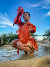 Load image into Gallery viewer, Fire Princess Mini Skirt Set