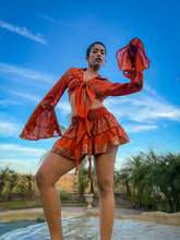 Load image into Gallery viewer, Fire Princess Mini Skirt Set