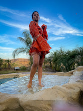 Load image into Gallery viewer, Fire Princess Mini Skirt Set