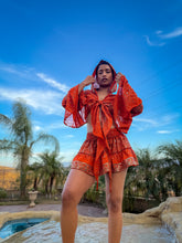 Load image into Gallery viewer, Fire Princess Mini Skirt Set