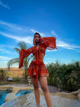 Load image into Gallery viewer, Fire Princess Mini Skirt Set