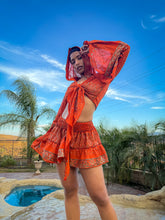 Load image into Gallery viewer, Fire Princess Mini Skirt Set