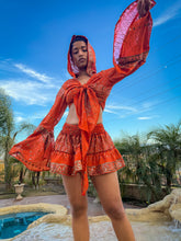 Load image into Gallery viewer, Fire Princess Mini Skirt Set