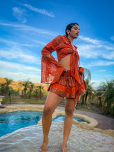 Load image into Gallery viewer, Fire Princess Mini Skirt Set