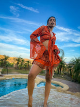 Load image into Gallery viewer, Fire Princess Mini Skirt Set