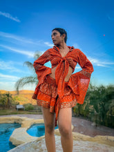 Load image into Gallery viewer, Fire Princess Mini Skirt Set