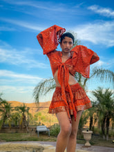 Load image into Gallery viewer, Fire Princess Mini Skirt Set