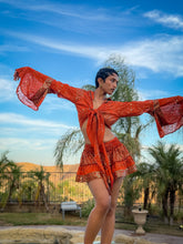 Load image into Gallery viewer, Fire Princess Mini Skirt Set