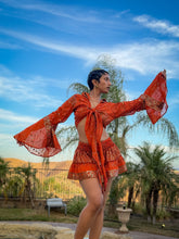 Load image into Gallery viewer, Fire Princess Mini Skirt Set