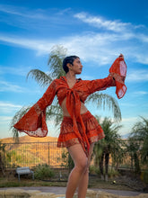 Load image into Gallery viewer, Fire Princess Mini Skirt Set