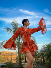 Load image into Gallery viewer, Fire Princess Mini Skirt Set