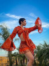 Load image into Gallery viewer, Fire Princess Mini Skirt Set