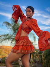 Load image into Gallery viewer, Fire Princess Mini Skirt Set