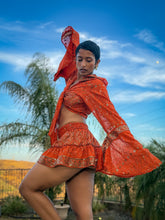 Load image into Gallery viewer, Fire Princess Mini Skirt Set