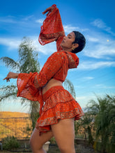 Load image into Gallery viewer, Fire Princess Mini Skirt Set