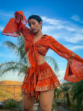 Load image into Gallery viewer, Fire Princess Mini Skirt Set