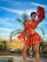 Load image into Gallery viewer, Fire Princess Mini Skirt Set