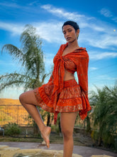 Load image into Gallery viewer, Fire Princess Mini Skirt Set