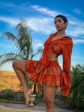 Load image into Gallery viewer, Fire Princess Mini Skirt Set