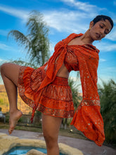 Load image into Gallery viewer, Fire Princess Mini Skirt Set