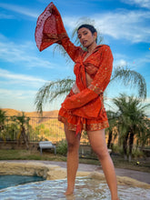 Load image into Gallery viewer, Fire Princess Mini Skirt Set