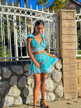 Load image into Gallery viewer, Sky Princess Micro Mini Skirt Set