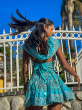 Load image into Gallery viewer, Sky Princess Micro Mini Skirt Set