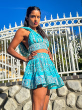 Load image into Gallery viewer, Sky Princess Micro Mini Skirt Set