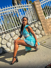 Load image into Gallery viewer, Sky Princess Micro Mini Skirt Set