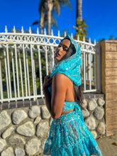 Load image into Gallery viewer, Sky Princess Micro Mini Skirt Set