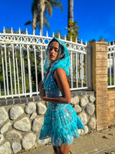 Load image into Gallery viewer, Sky Princess Micro Mini Skirt Set